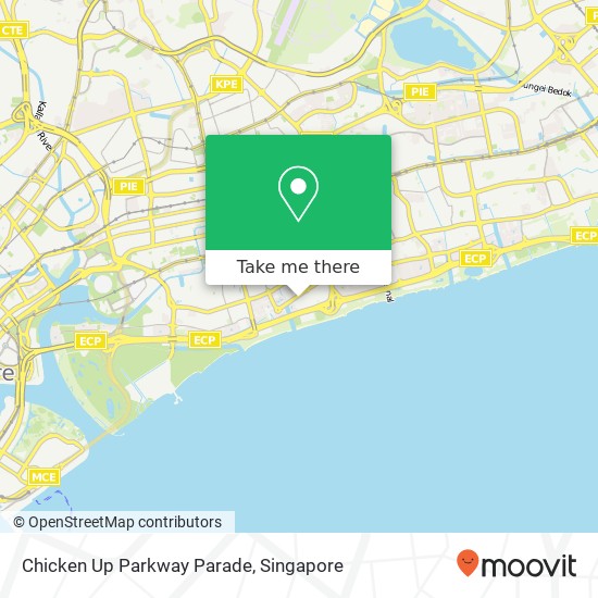 Chicken Up Parkway Parade map