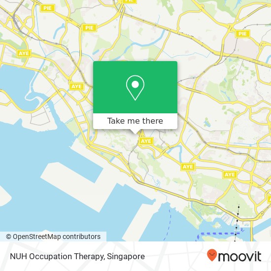 NUH Occupation Therapy map