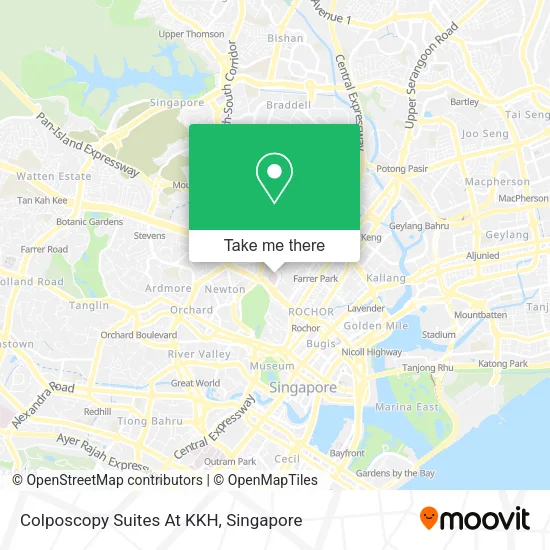 Colposcopy Suites At KKH map