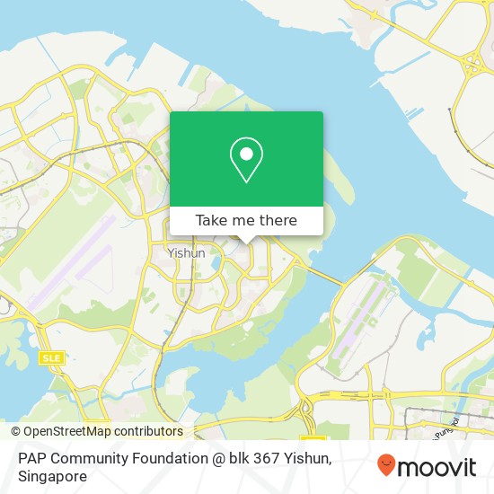 PAP Community Foundation @ blk 367 Yishun地图