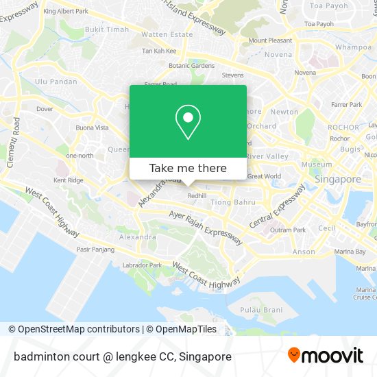 badminton court @ lengkee CC map