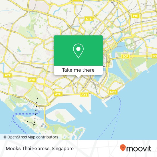 Mooks Thai Express map