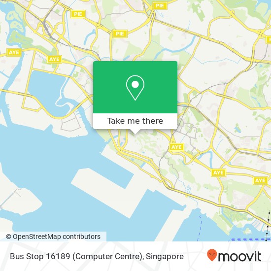 Bus Stop 16189 (Computer Centre) map