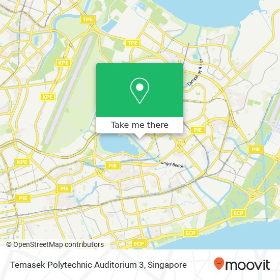 Temasek Polytechnic Auditorium 3 map