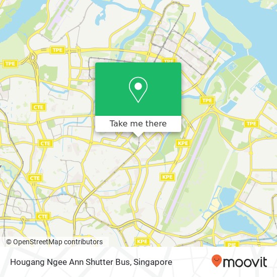 Hougang Ngee Ann Shutter Bus map