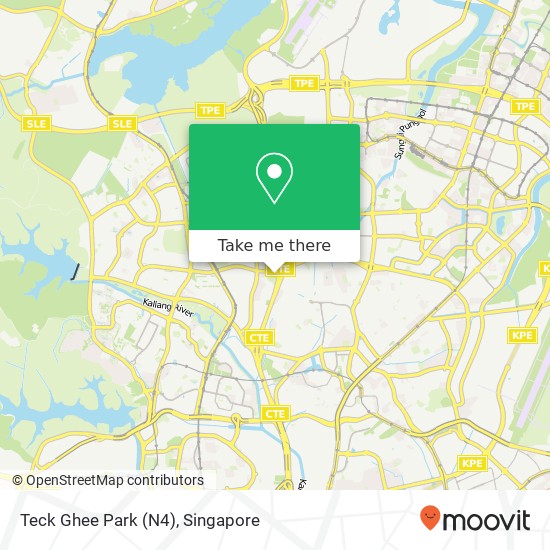 Teck Ghee Park (N4) map