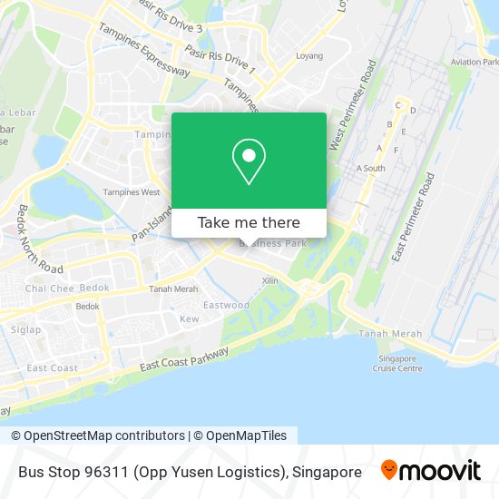 Bus Stop 96311 (Opp Yusen Logistics) map