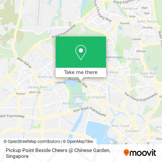 Pickup Point Beside Cheers @ Chinese Garden map