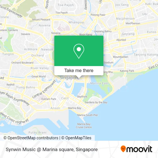 Synwin Music @ Marina square map