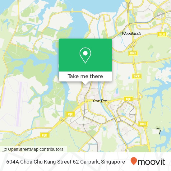 604A Choa Chu Kang Street 62 Carpark地图