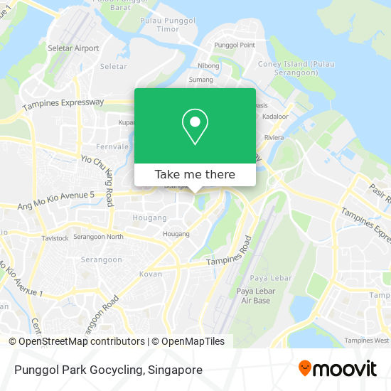 Punggol Park Gocycling map