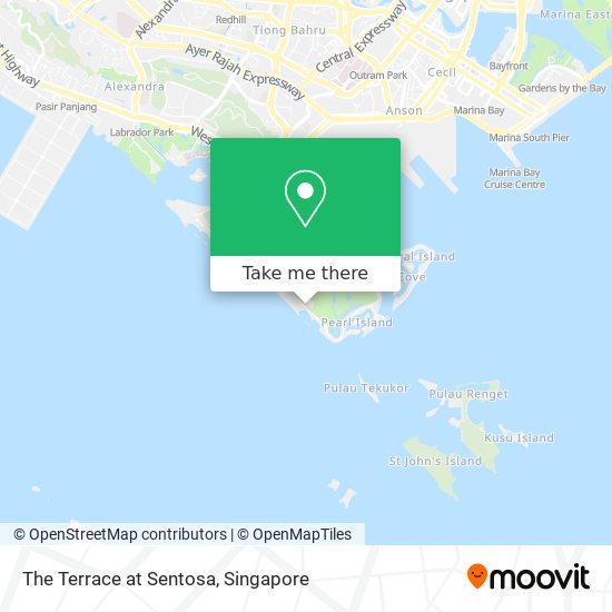The Terrace at Sentosa map
