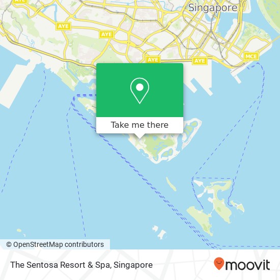 The Sentosa Resort & Spa地图