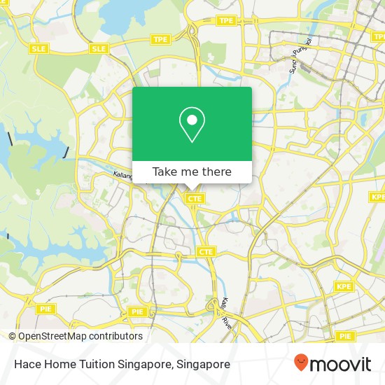Hace Home Tuition Singapore map