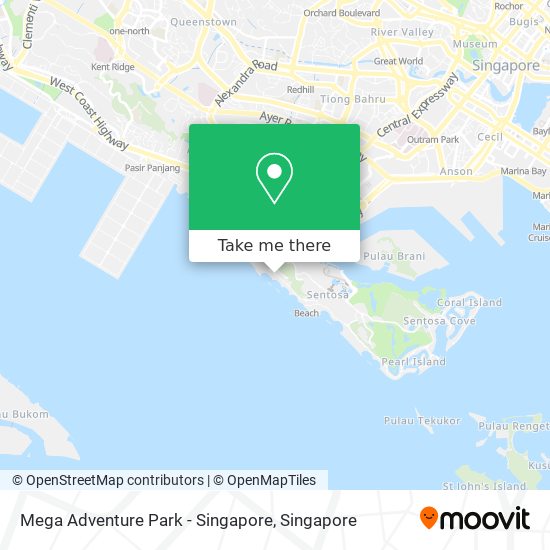 Mega Adventure Park - Singapore map