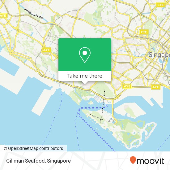 Gillman Seafood map