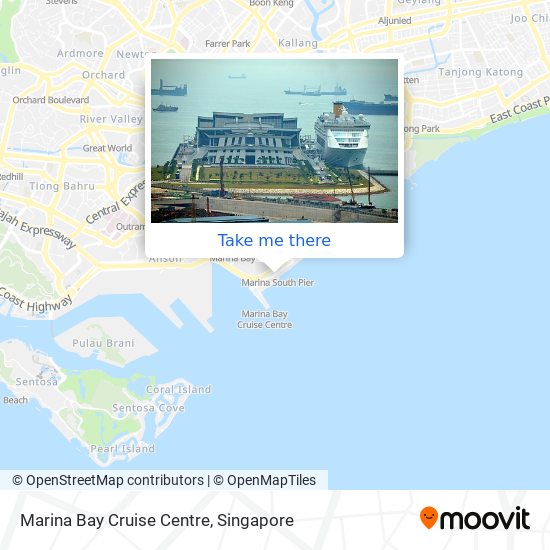 Marina Bay Cruise Centre map