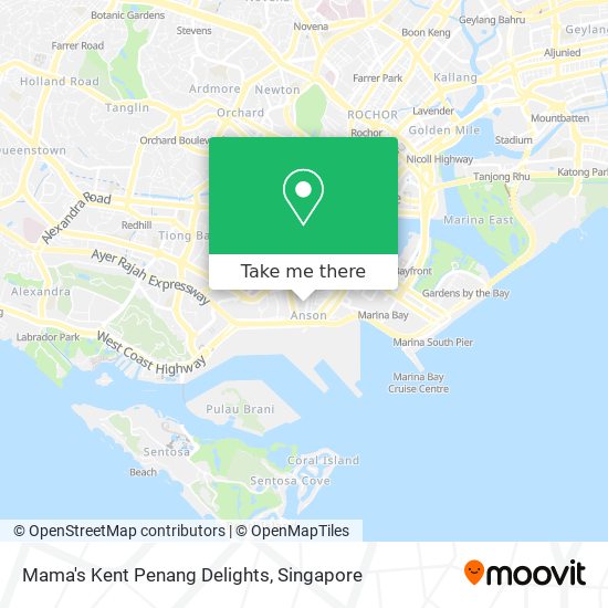 Mama's Kent Penang Delights map