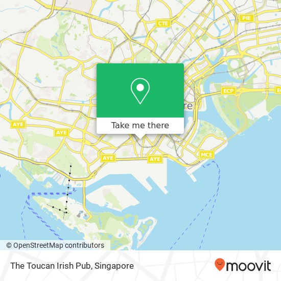 The Toucan Irish Pub map