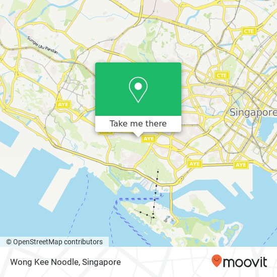 Wong Kee Noodle map