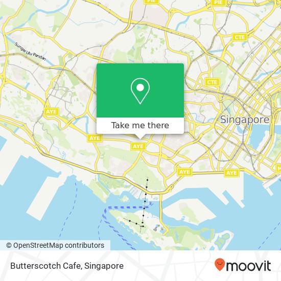 Butterscotch Cafe map