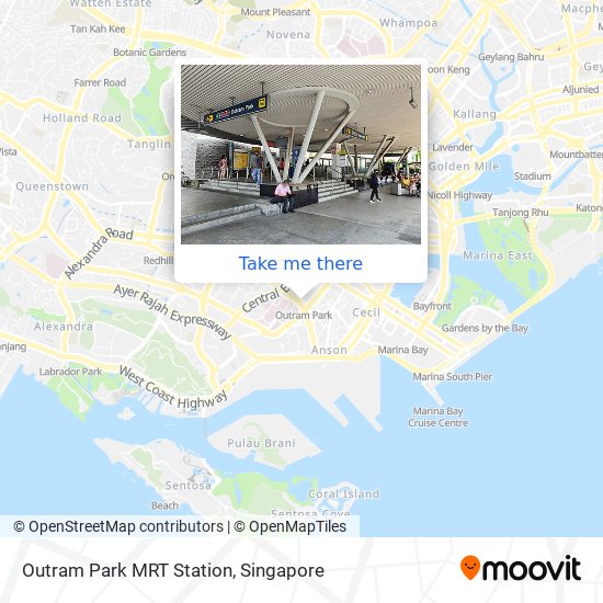 Outram Park MRT Station地图