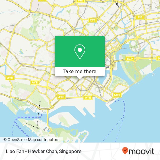 Liao Fan - Hawker Chan map