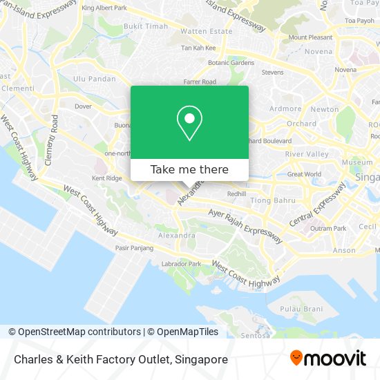 Charles & Keith Factory Outlet map