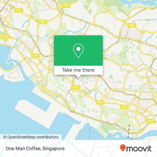 One Man Coffee map