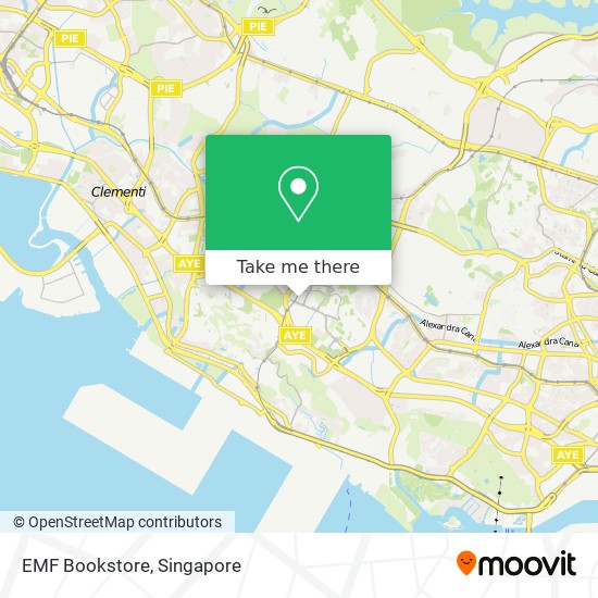 EMF Bookstore map