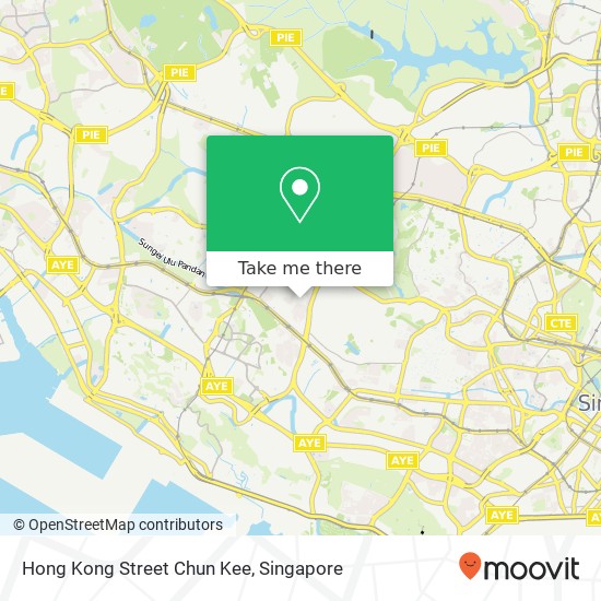 Hong Kong Street Chun Kee map