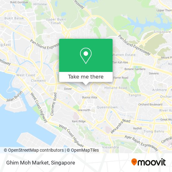 Ghim Moh Market map