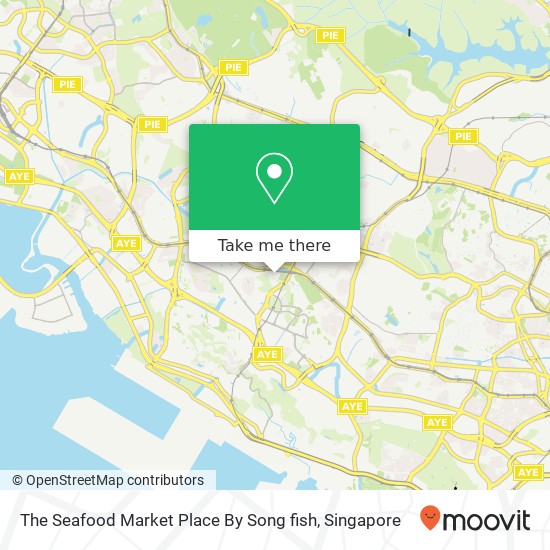 The Seafood Market Place By Song fish map