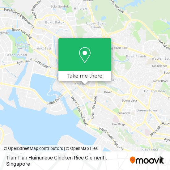 Tian Tian Hainanese Chicken Rice Clementi地图