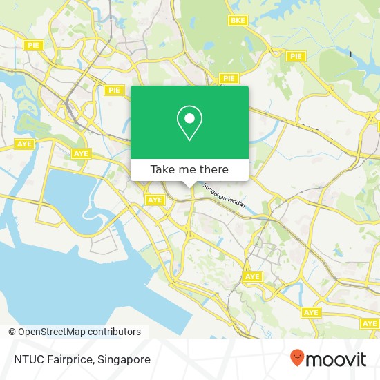 NTUC Fairprice map