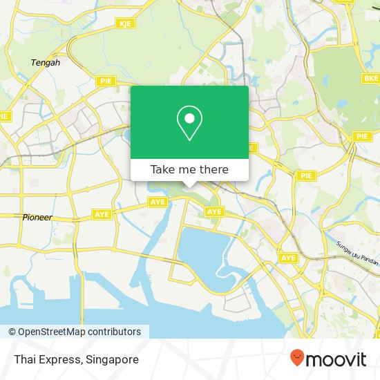 Thai Express map