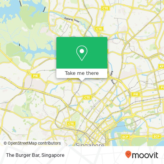 The Burger Bar map