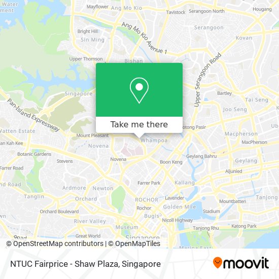 NTUC Fairprice - Shaw Plaza map