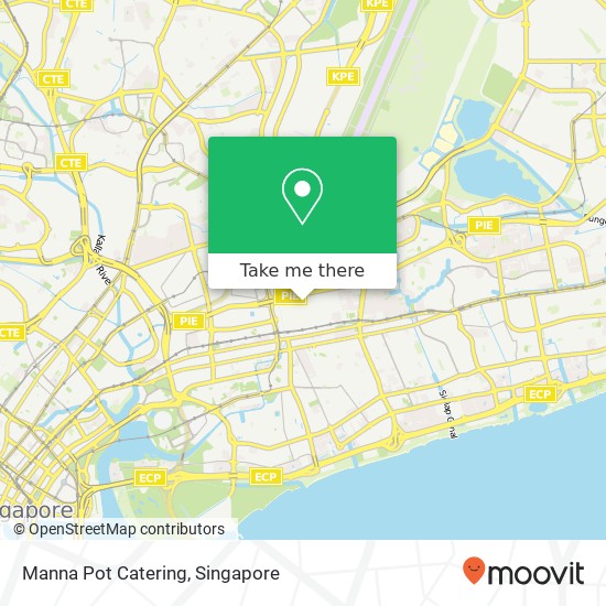 Manna Pot Catering map