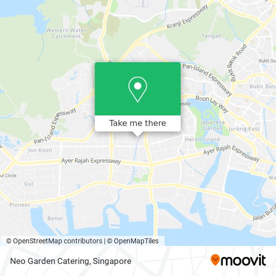 Neo Garden Catering map