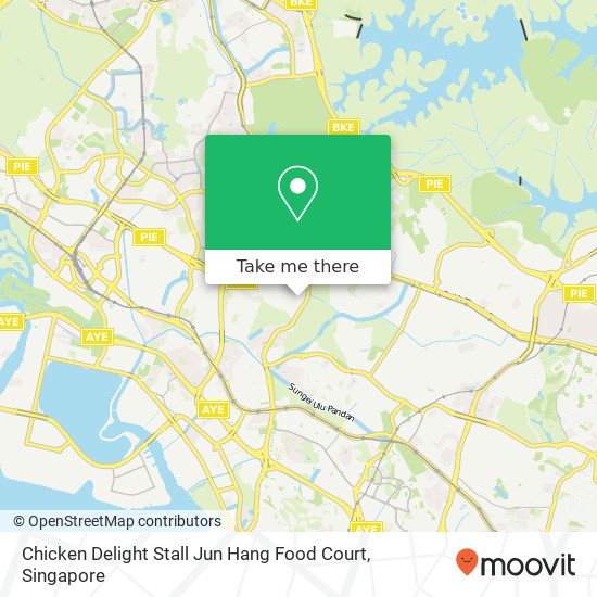 Chicken Delight Stall Jun Hang Food Court map