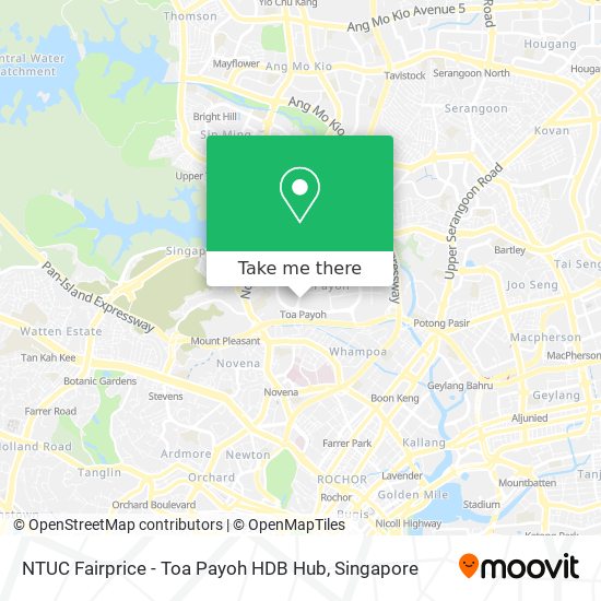 NTUC Fairprice - Toa Payoh HDB Hub地图