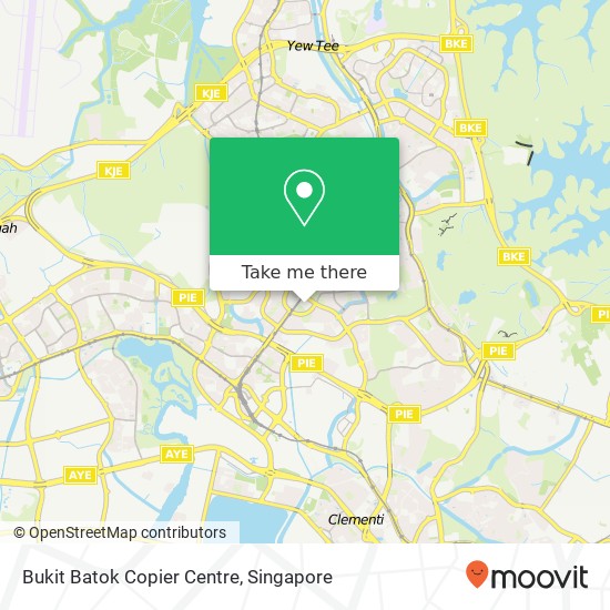 Bukit Batok Copier Centre map