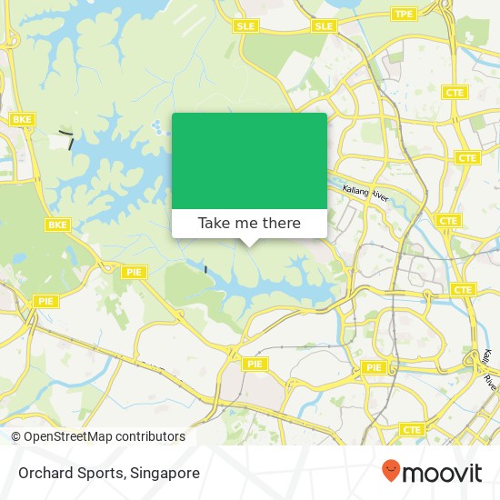 Orchard Sports map