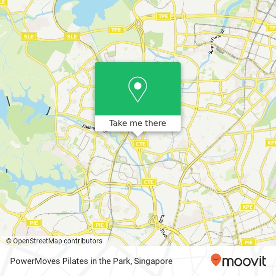 PowerMoves Pilates in the Park map