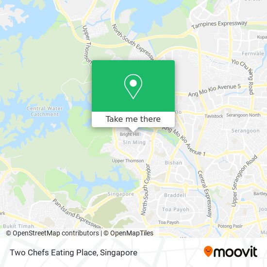 Two Chefs Eating Place map