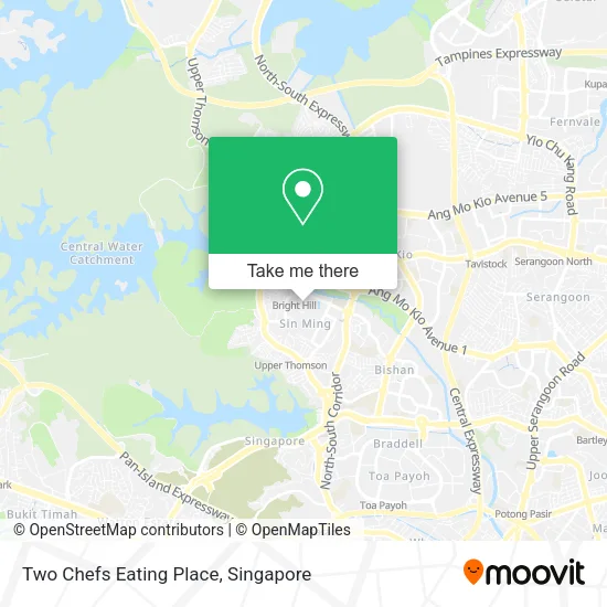 Two Chefs Eating Place map