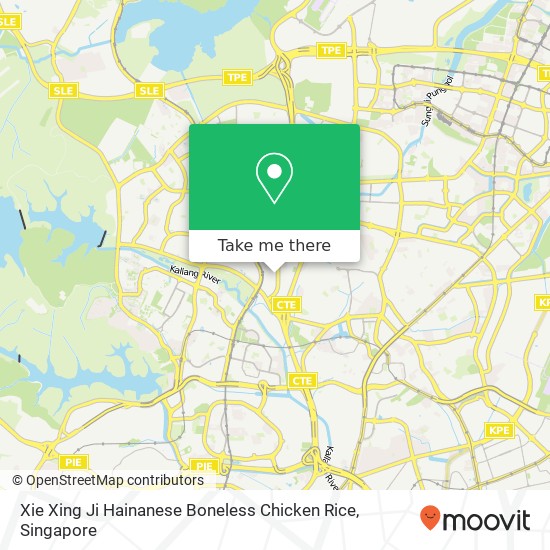 Xie Xing Ji Hainanese Boneless Chicken Rice map
