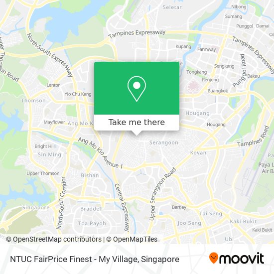 NTUC FairPrice Finest - My Village map
