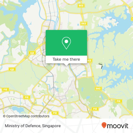 Ministry of Defence map